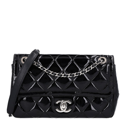 Chanel Patent Quilted Small Coco Shine Flap Black 1 of 10