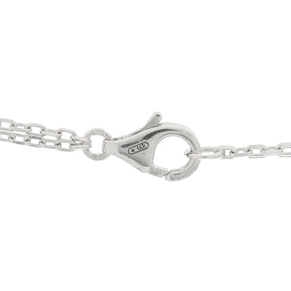 Cartier 18K White Gold 2 Diamond LOVE Necklace 4 of 5