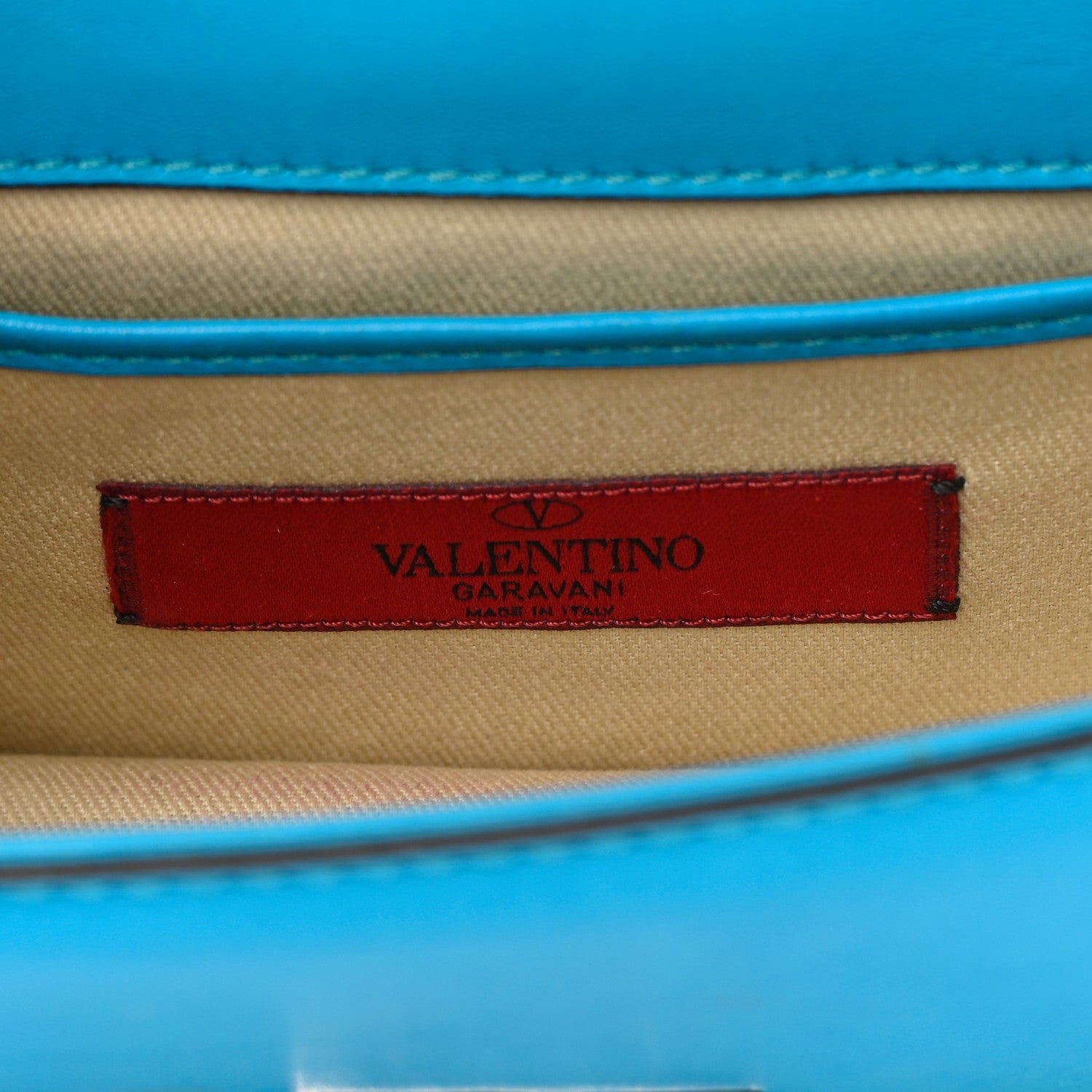 Valentino Garavani Vitello Mini Glam Lock Rockstud Flap Parrot 6 of 15