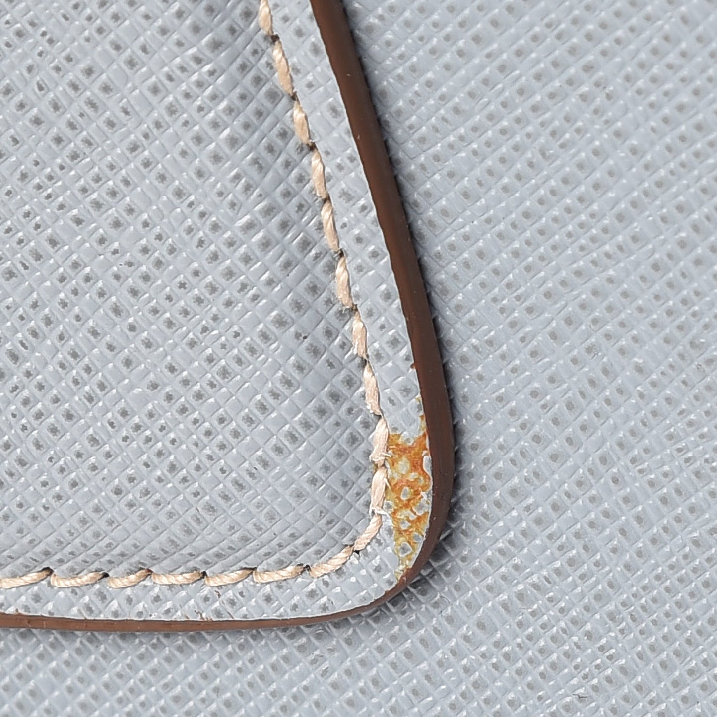 Saffiano Lux Medium Bi-Color Tote Lago Talco