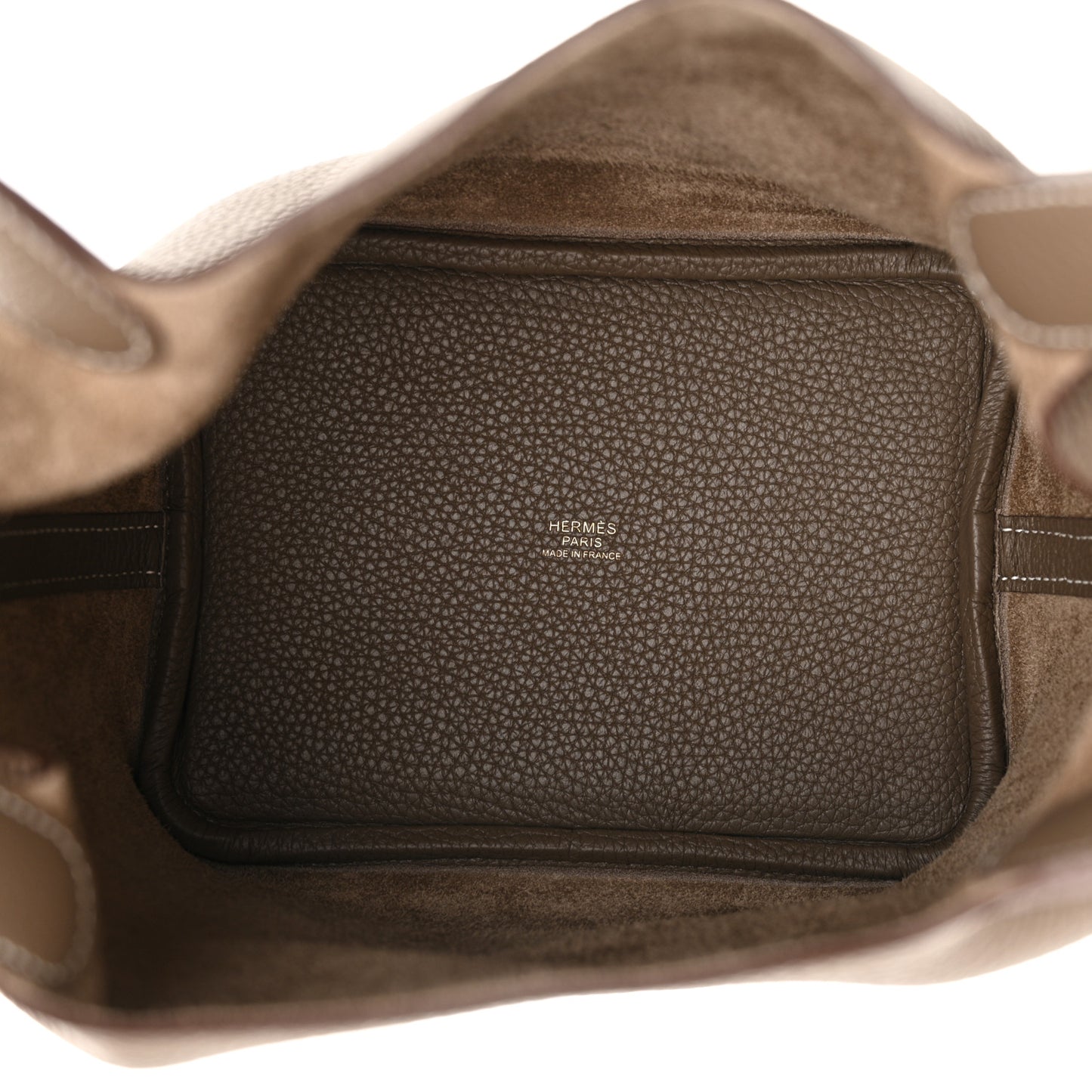 Taurillon Clemence Picotin Lock 18 PM Etoupe