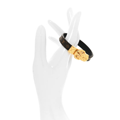 Louis Vuitton LOUIS VUITTON Monogram Fasten Your LV Bracelet 17 2 of 4