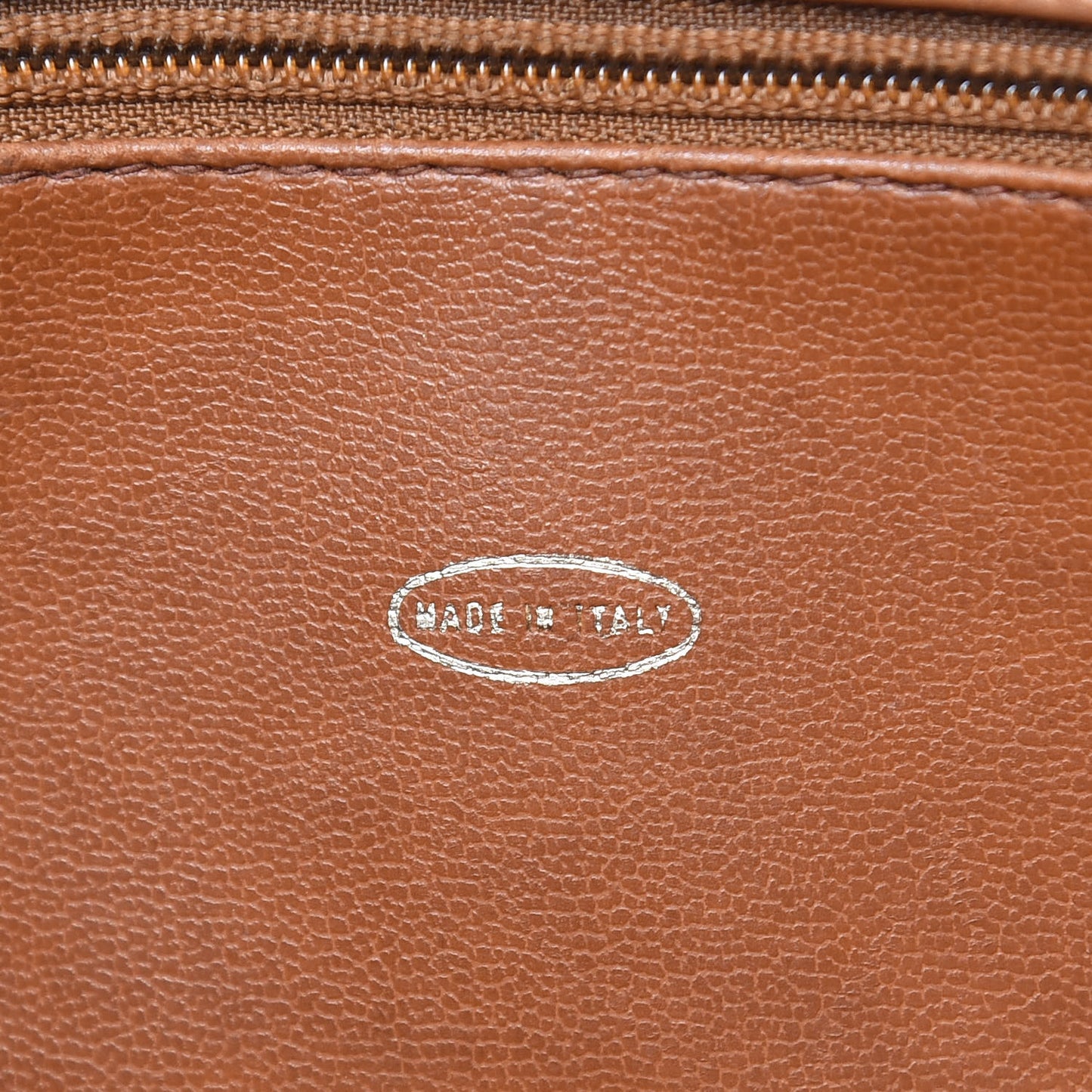 Lambskin Quilted Shopping Tote Brown