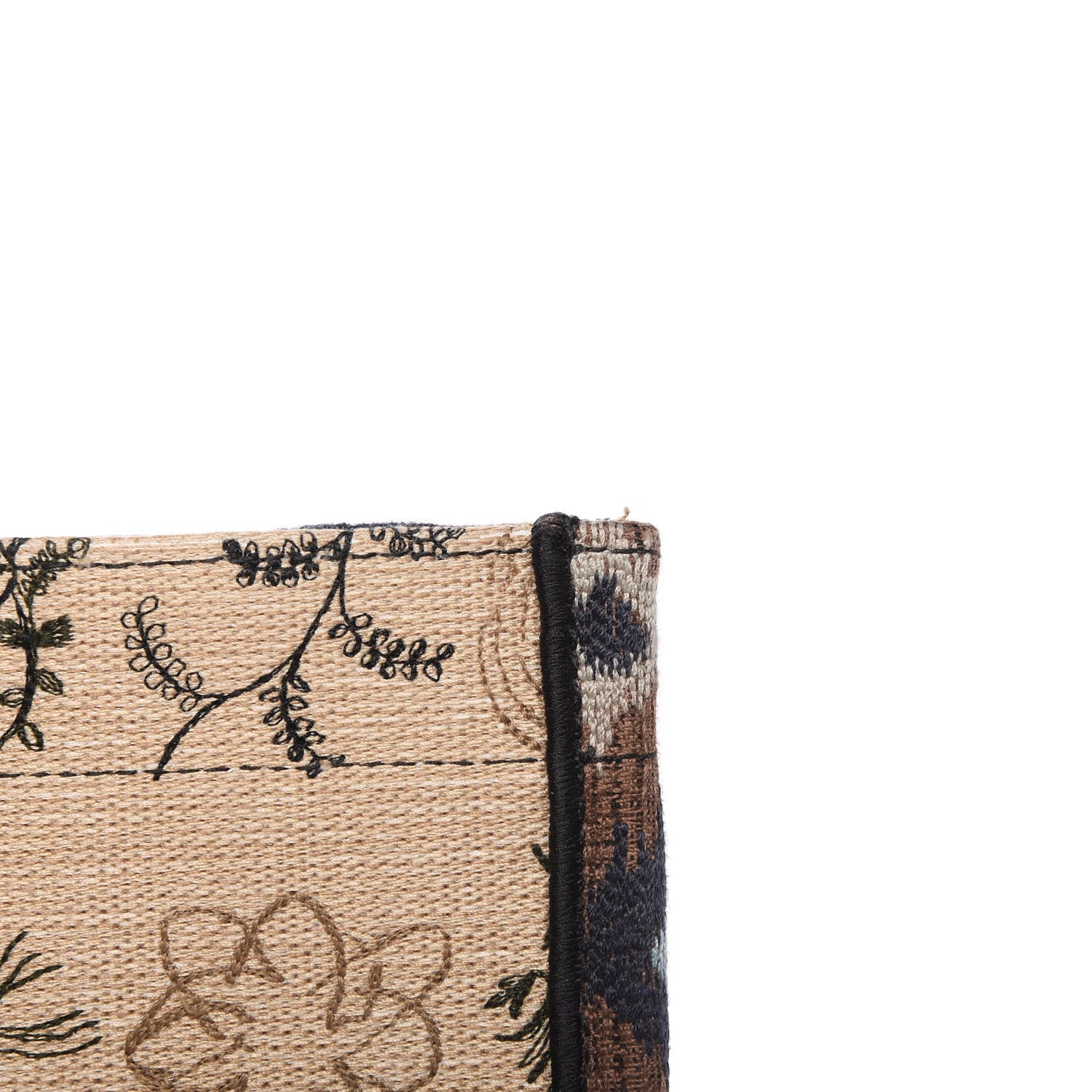 Christian Dior Canvas Embroidered Large Broderie Dior Flowers Book Tote Multicolor 12 of 13