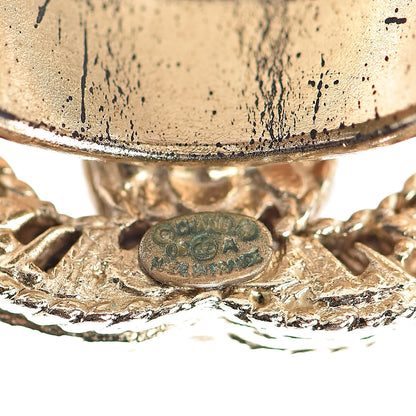 Chanel CC Logo Ring 5 Gold 4 of 6