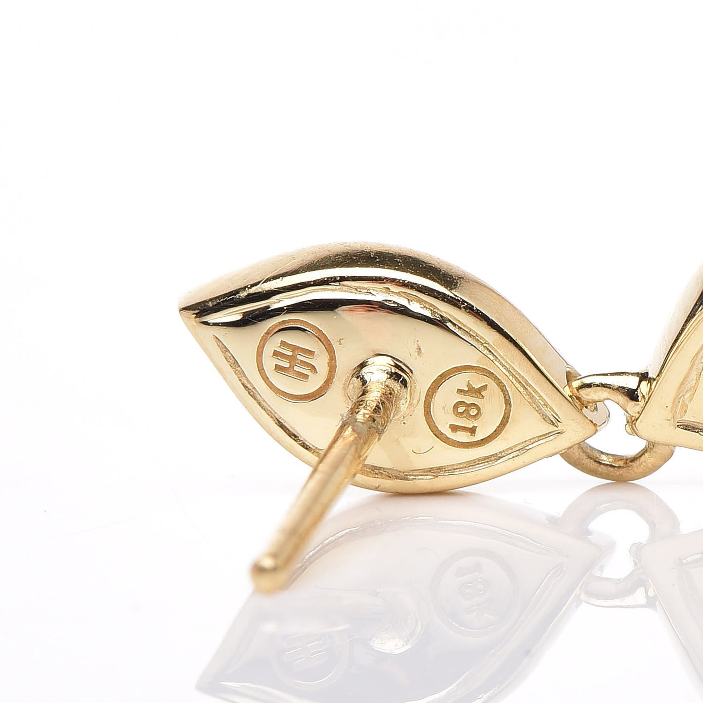 18K Yellow Gold Diamond Legends Naga Drop Earrings