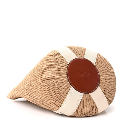 Chloe Raffia Large Woody Basket Bag White 4 of 9