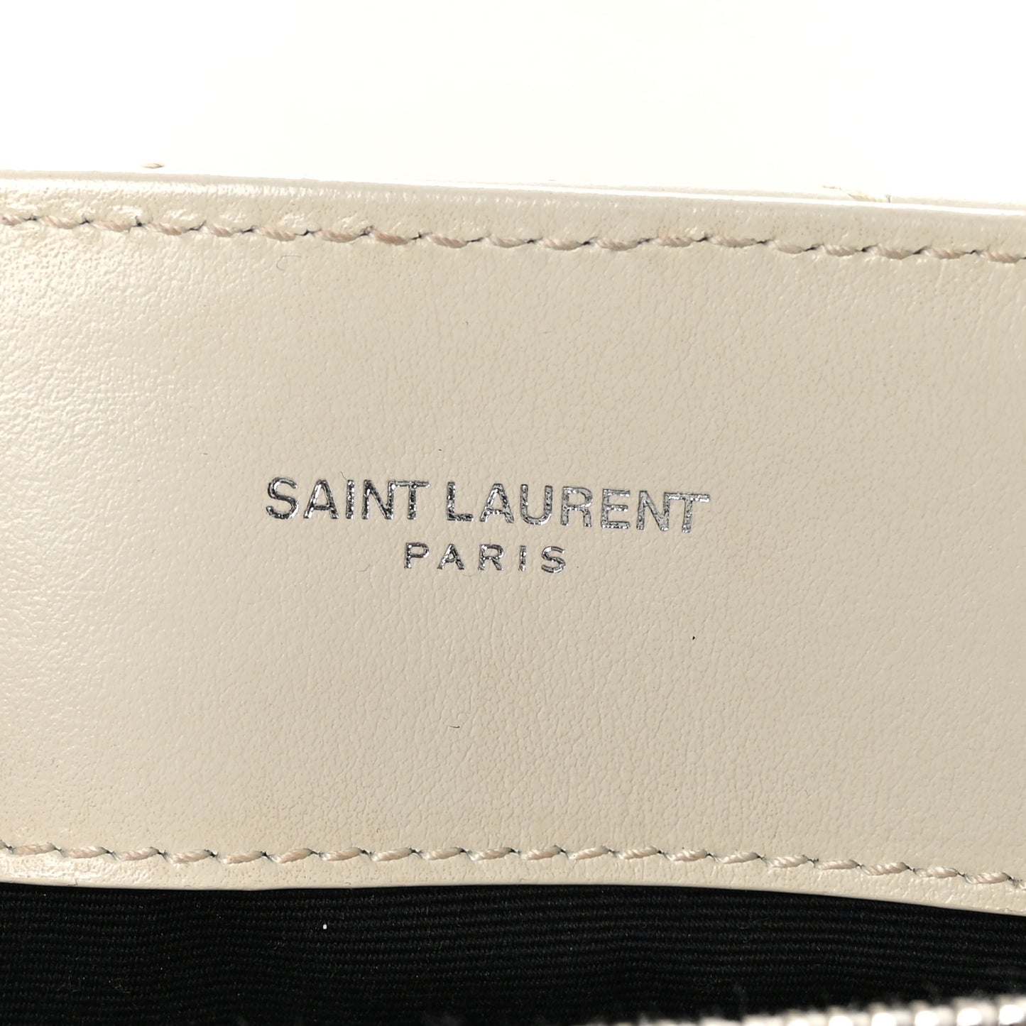Calfskin Y Quilted Monogram Medium Loulou Chain Satchel Ivory