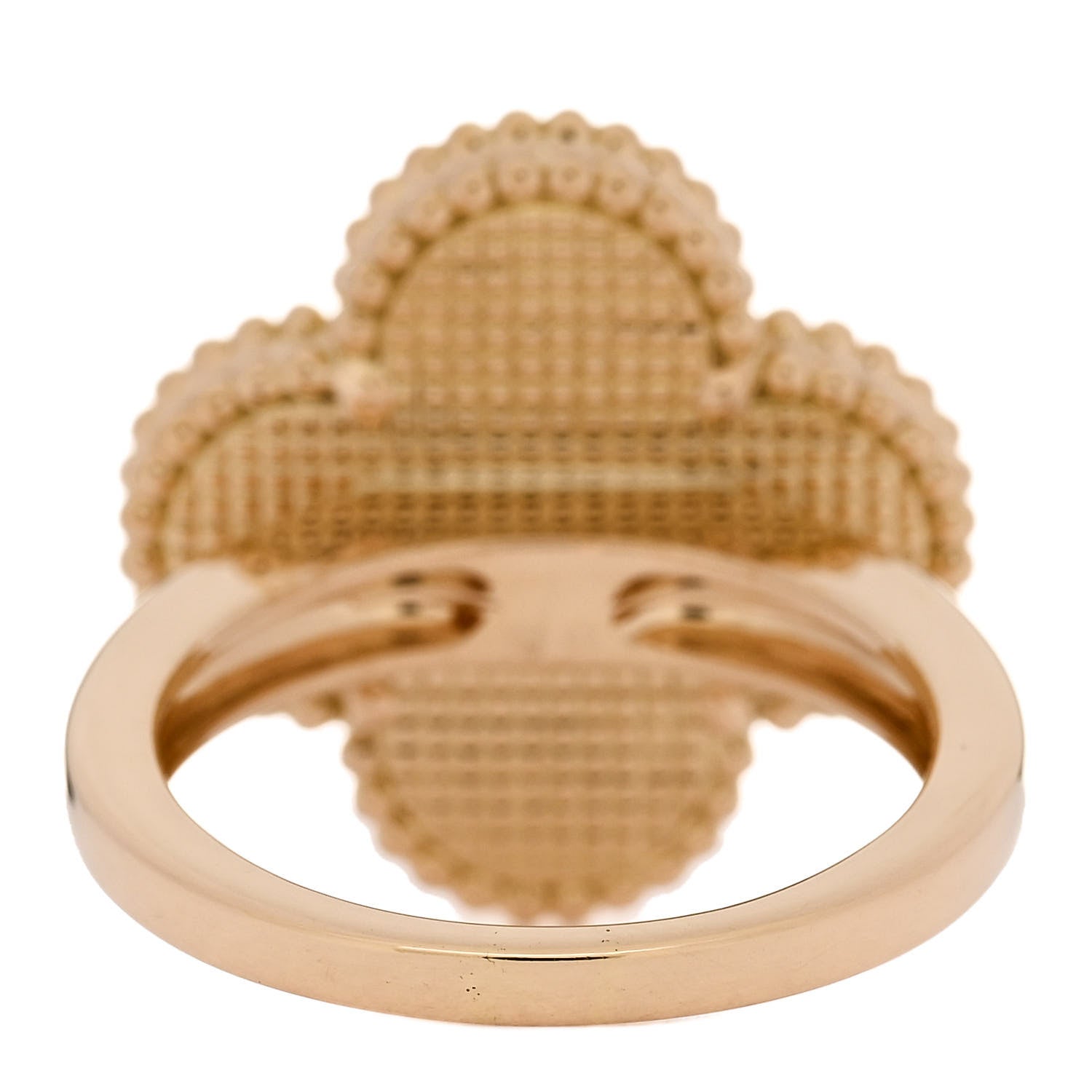Van Cleef & Arpels 18K Yellow Gold Malachite Magic Alhambra Ring 55 7.25 4 of 6