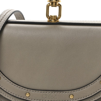 Chloe Calfskin Small Nile Bracelet Minaudiere Bag Motty Grey 8 of 10