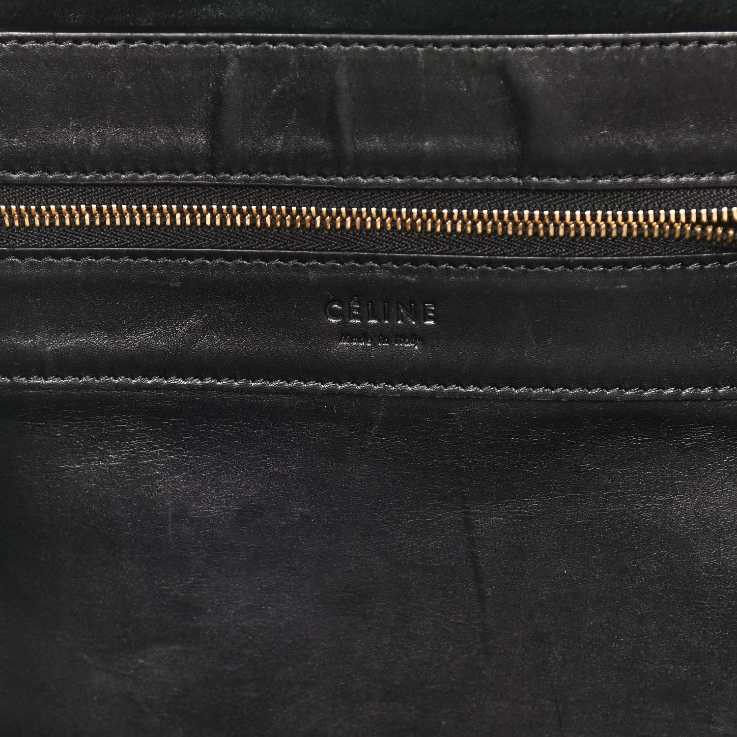 Celine Calfskin Medium Horizontal Cabas Phantom Black 5 of 23