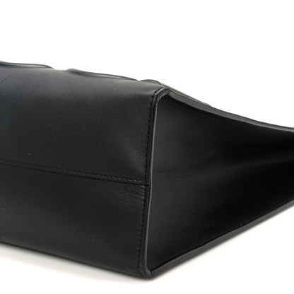 Gucci Calfskin Embossed Medium XL Tote Black 10 of 11