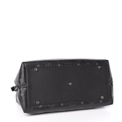 MCM Visetos Large Tote Black 4 of 15