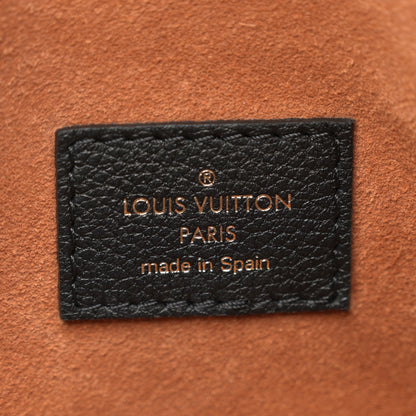Louis Vuitton Grained Calfskin Low Key Hobo MM Black 6 of 12