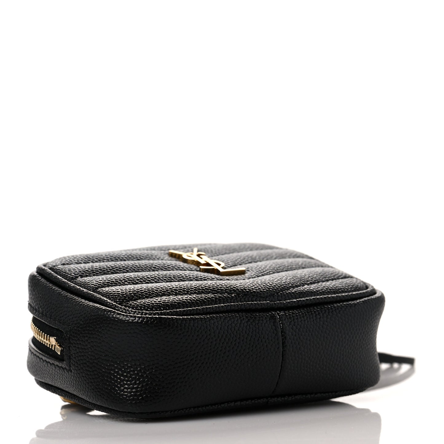 Grain De Poudre Matelasse Monogram Baby Lou Camera Bag Black