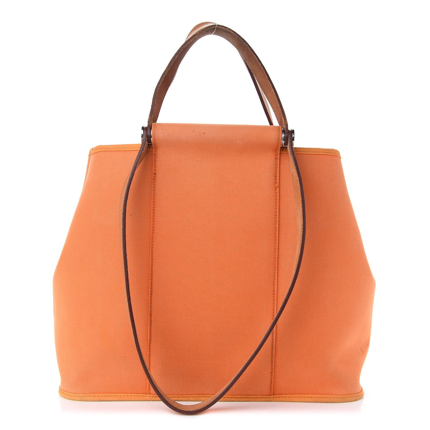 Hermes Toile Cabag 32 PM Orange 1 of 12