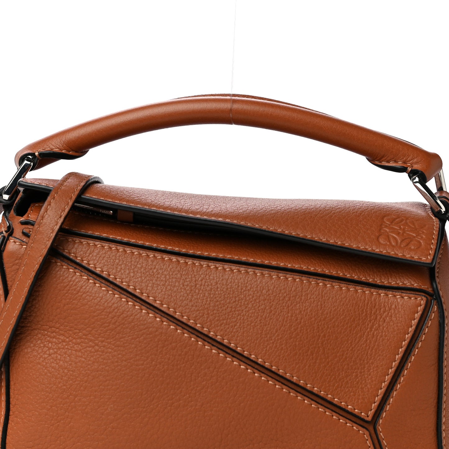 Calfskin Mini Puzzle Bag Tan