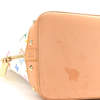 Louis Vuitton Monogram Multicolor Alma White 8 of 12