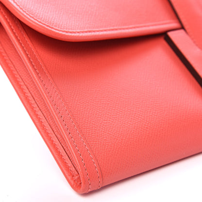 Hermes Epsom Jige Elan 29 Clutch Rose Jaipur 8 of 10