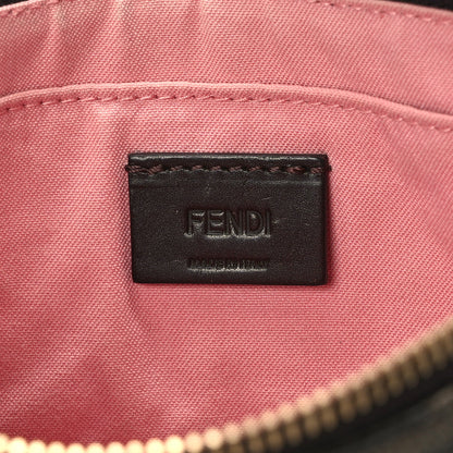 Fendi Zucca Spalmati Vitello Elite Pochette Tobacco Ciclamino 6 of 14