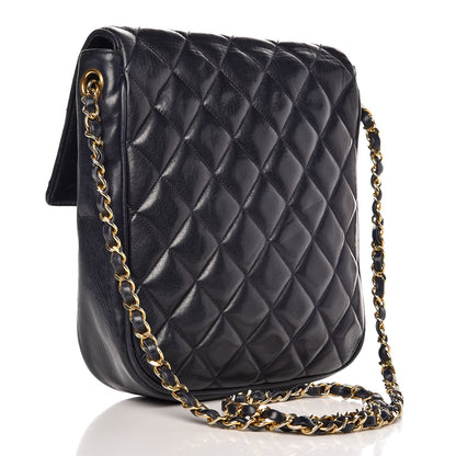 Chanel Lambskin Quilted Small Flap Navy 3 of 14