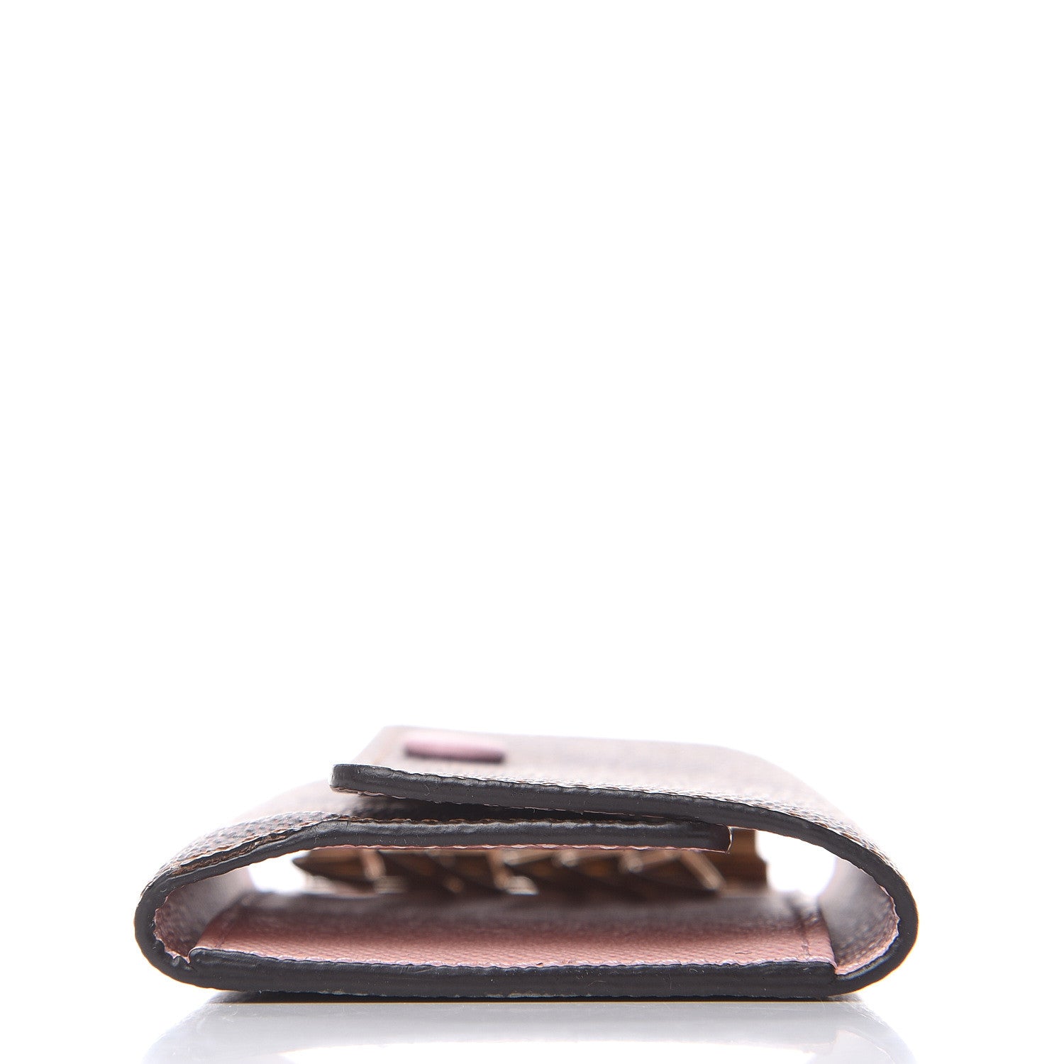 Louis Vuitton Damier Ebene Multicles 6 Key Holder Rose Ballerine 7 of 10