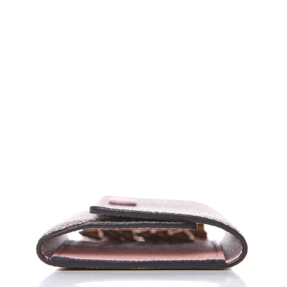 Louis Vuitton Damier Ebene Multicles 6 Key Holder Rose Ballerine 7 of 10