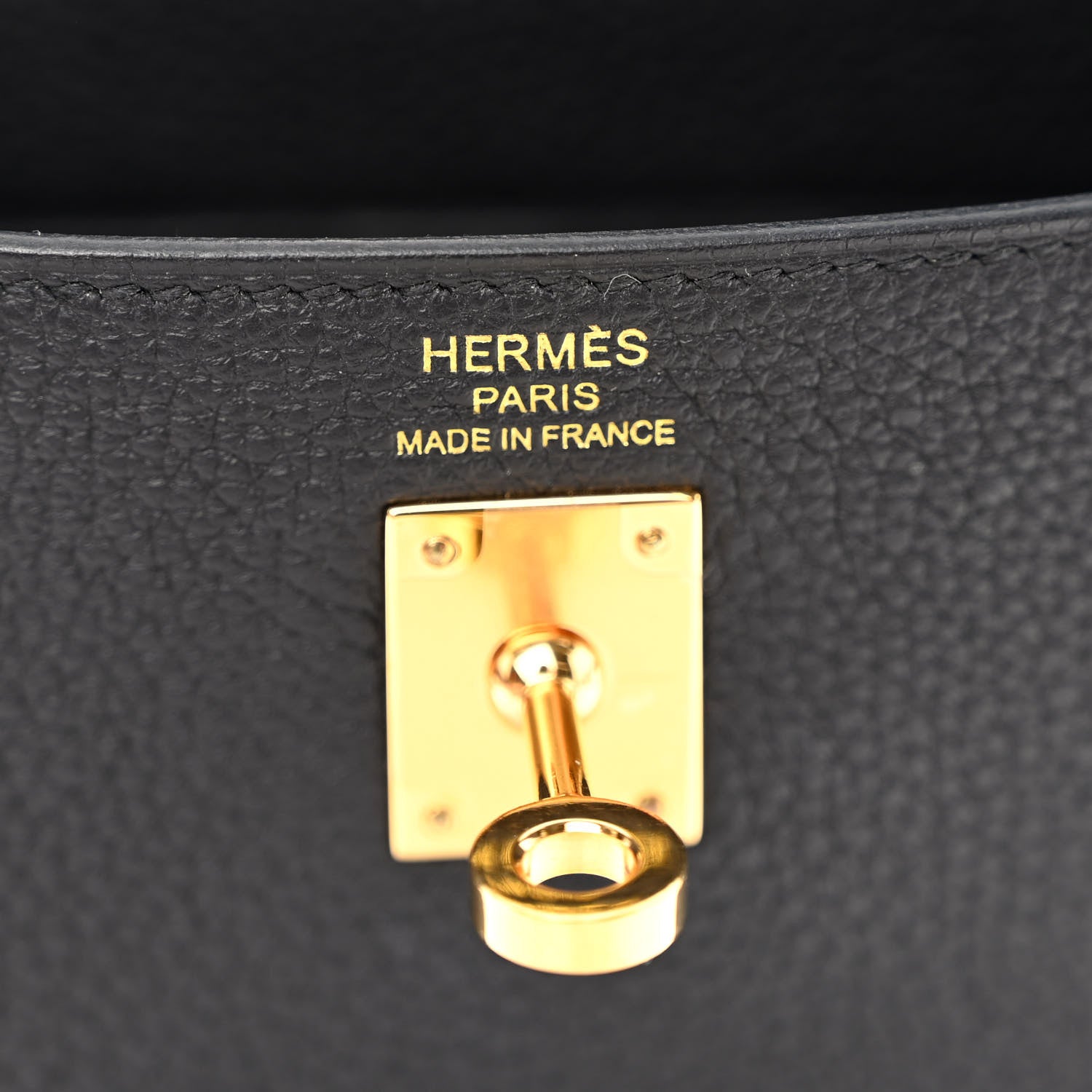 Hermes Togo Kelly Retourne 25 Black 6 of 11