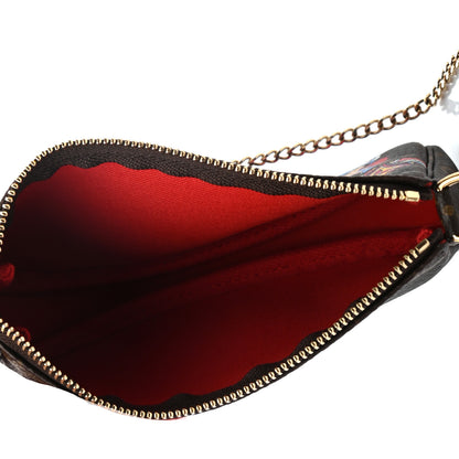 Louis Vuitton Monogram 2020 Christmas Animation Bumper Cars Mini Pochette Accessories Coquelicot 5 of 7