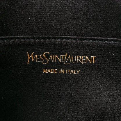 Saint Laurent Calfskin Monogram Large Belle De Jour Clutch Red 6 of 10