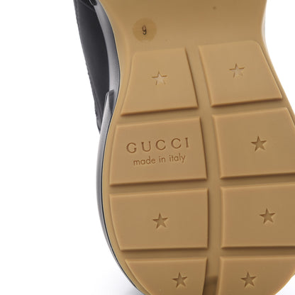 Gucci X MLB Calfskin LA Dodgers Mens Rhyton Sneakers 9 Black 6 of 9