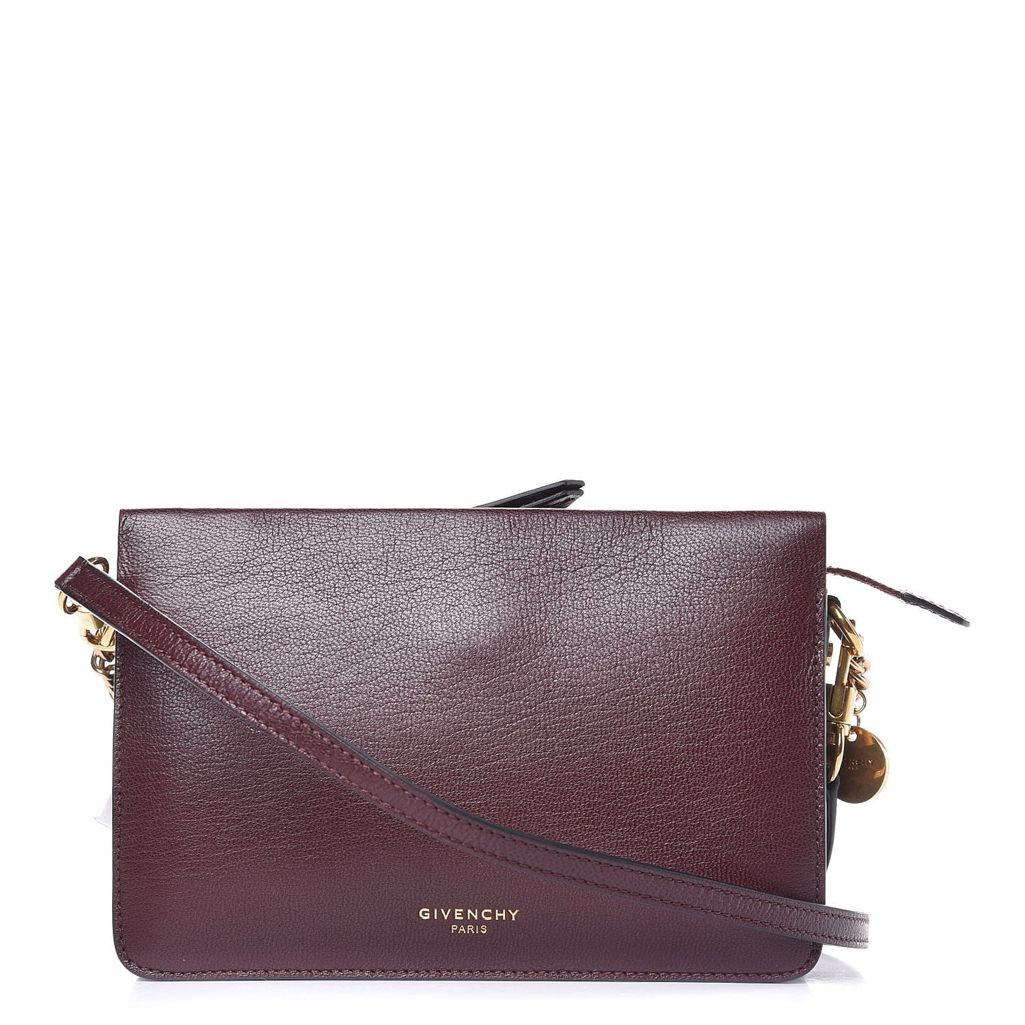 Grained Calfskin Suede Cross 3 Crossbody Bag Aubergine Graphite