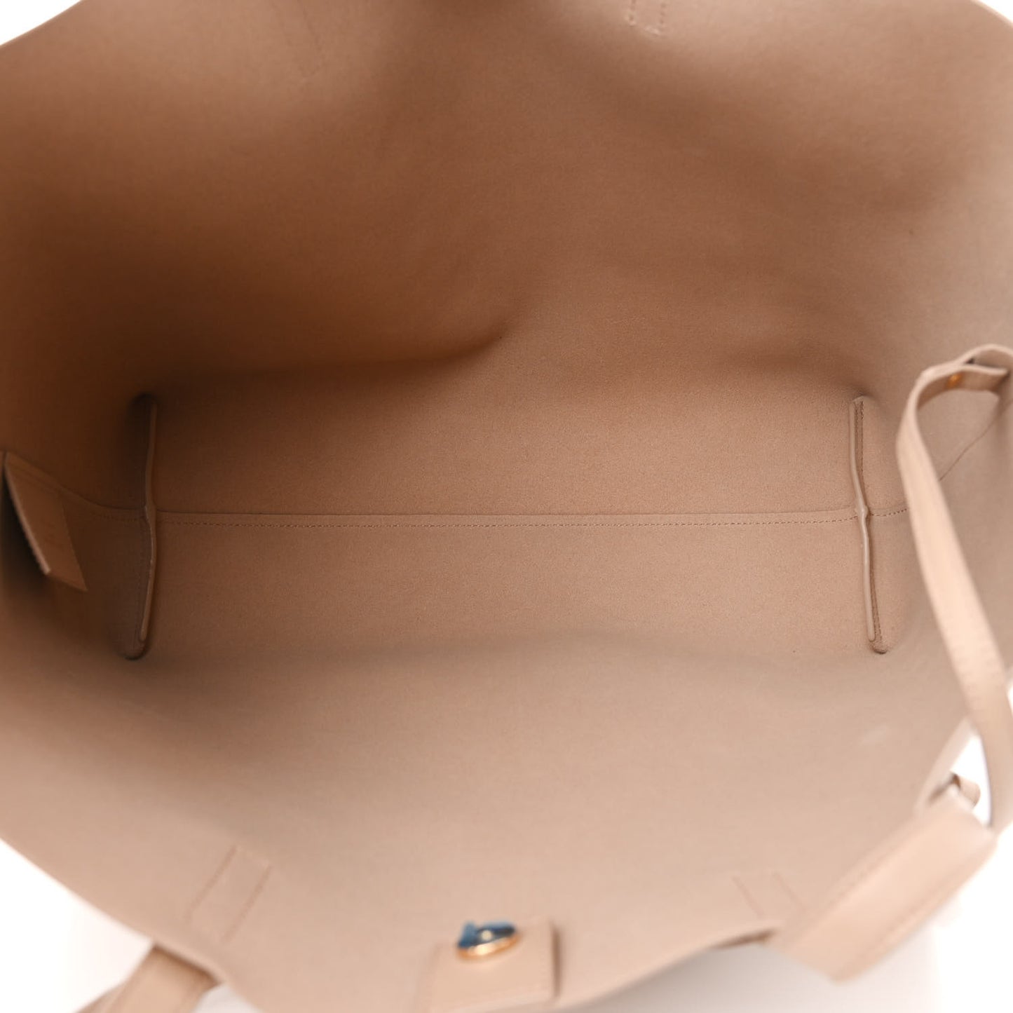 Calfskin Large Shopping Tote Dark Toffee