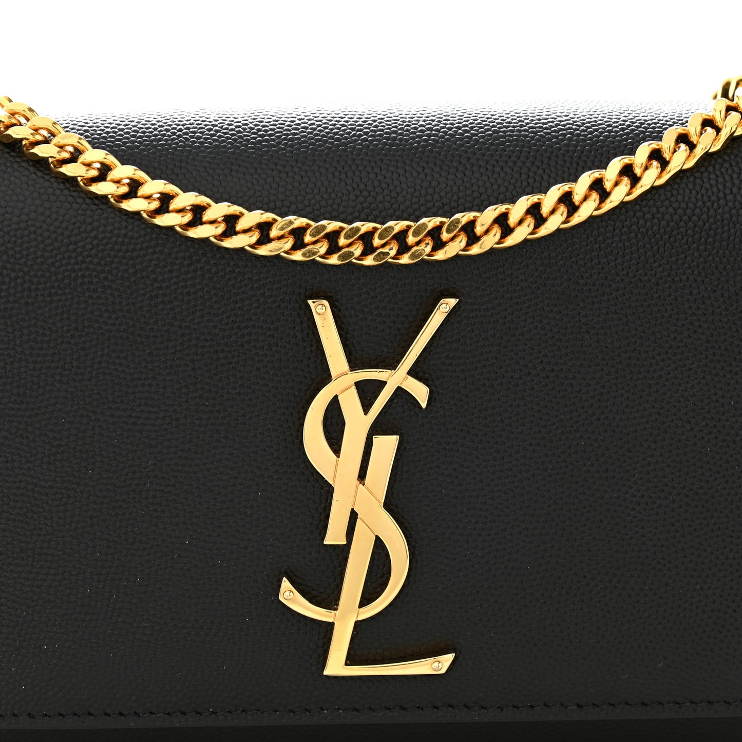 Grain De Poudre Small Monogram Kate Satchel Black