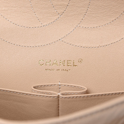 Chanel Distressed Patent Calfskin Quilted 2.55 Reissue 227 Flap Beige 6 of 11