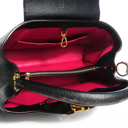 Louis Vuitton Taurillon Capucines GM Black 5 of 7