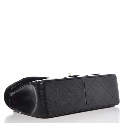 Chanel Caviar Quilted Jumbo Double Flap Black 5 of 10