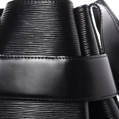 Louis Vuitton Epi Sac D'Epaule Black 10 of 12