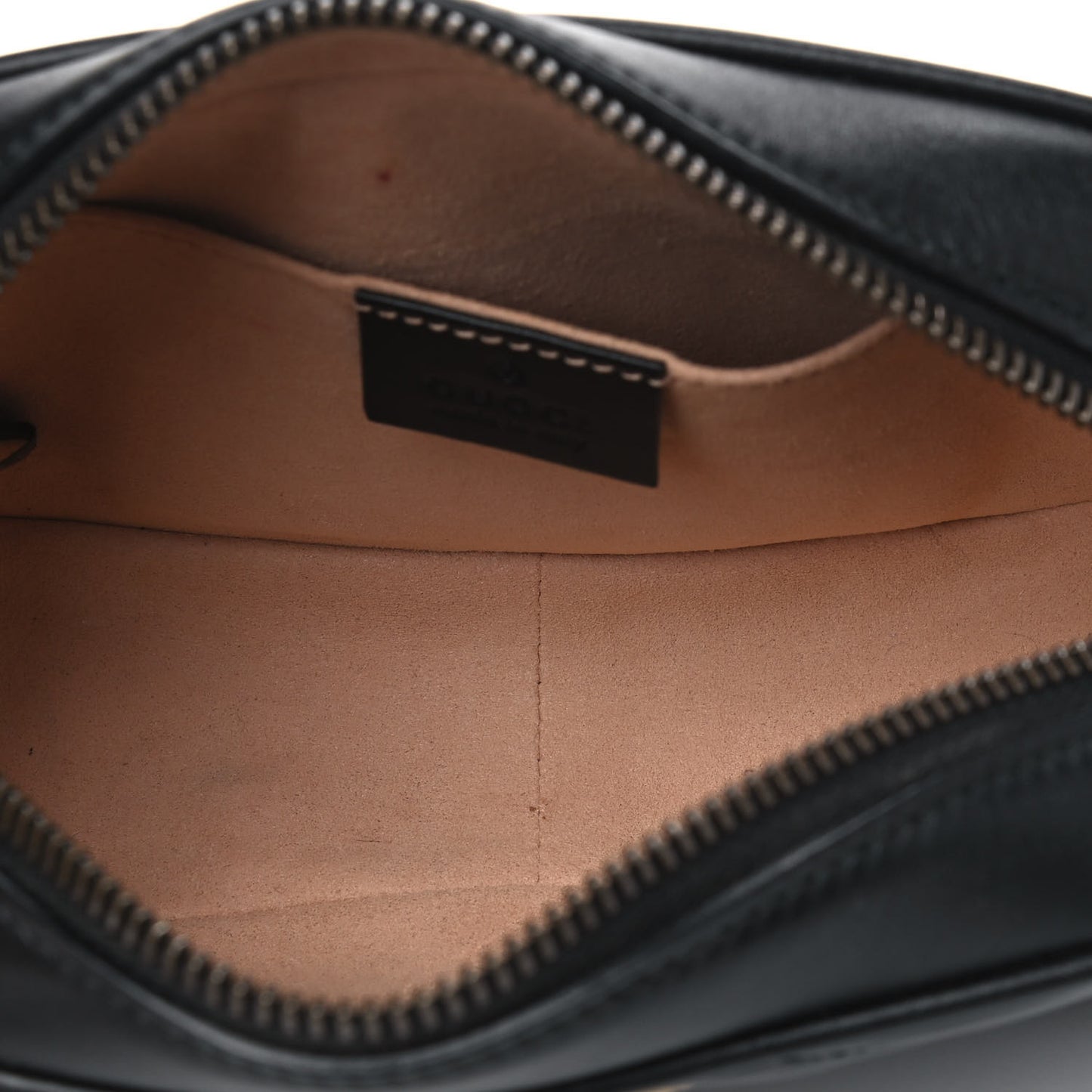 Calfskin Matelasse Mini GG Marmont Chain Shoulder Bag Black