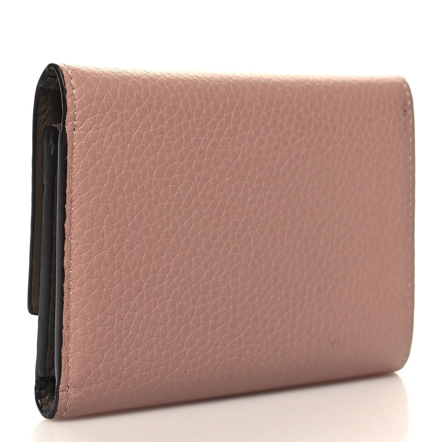 Taurillon Capucines Compact Wallet Magnolia
