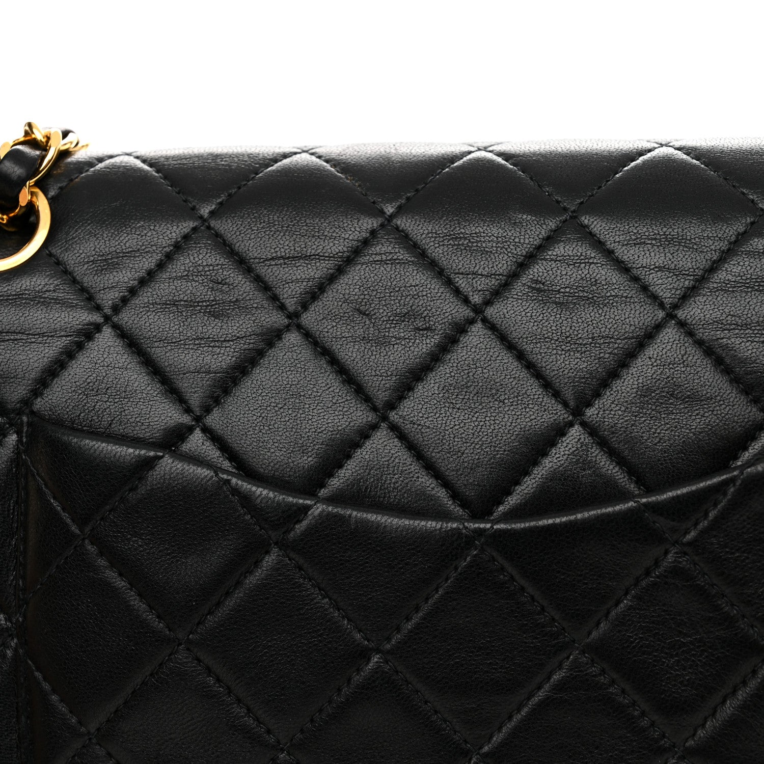 Chanel Lambskin Quilted Medium Double Flap Black 20 of 20