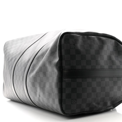Louis Vuitton Damier Graphite Keepall Bandouliere 55 9 of 13