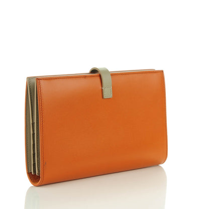 Celine Shiny Calfskin Palmelato Large Multifunction Strap Wallet Tawny 3 of 9