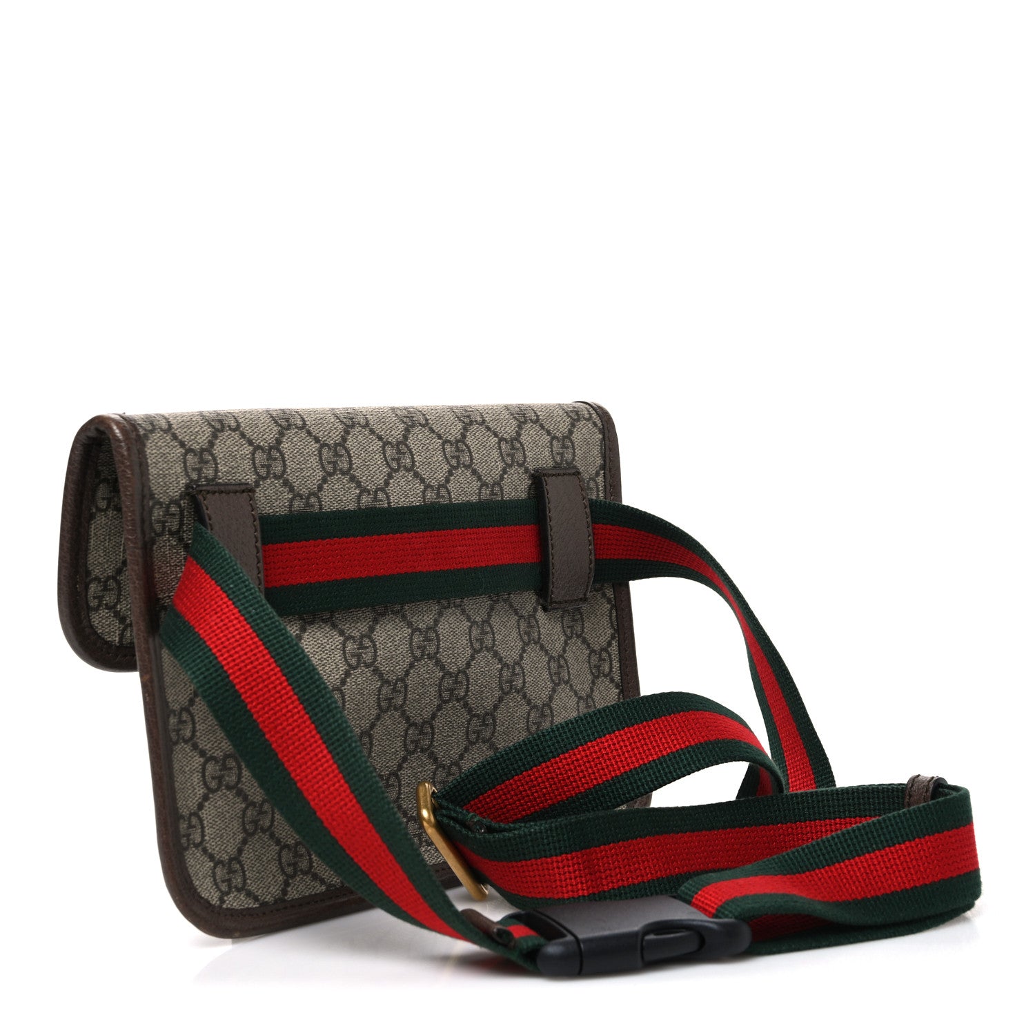 Gucci GG Supreme Monogram Neo Vintage Web Belt Bag Brown 3 of 11