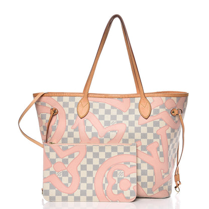 Louis Vuitton Damier Azur Tahitienne Neverfull MM 1 of 18