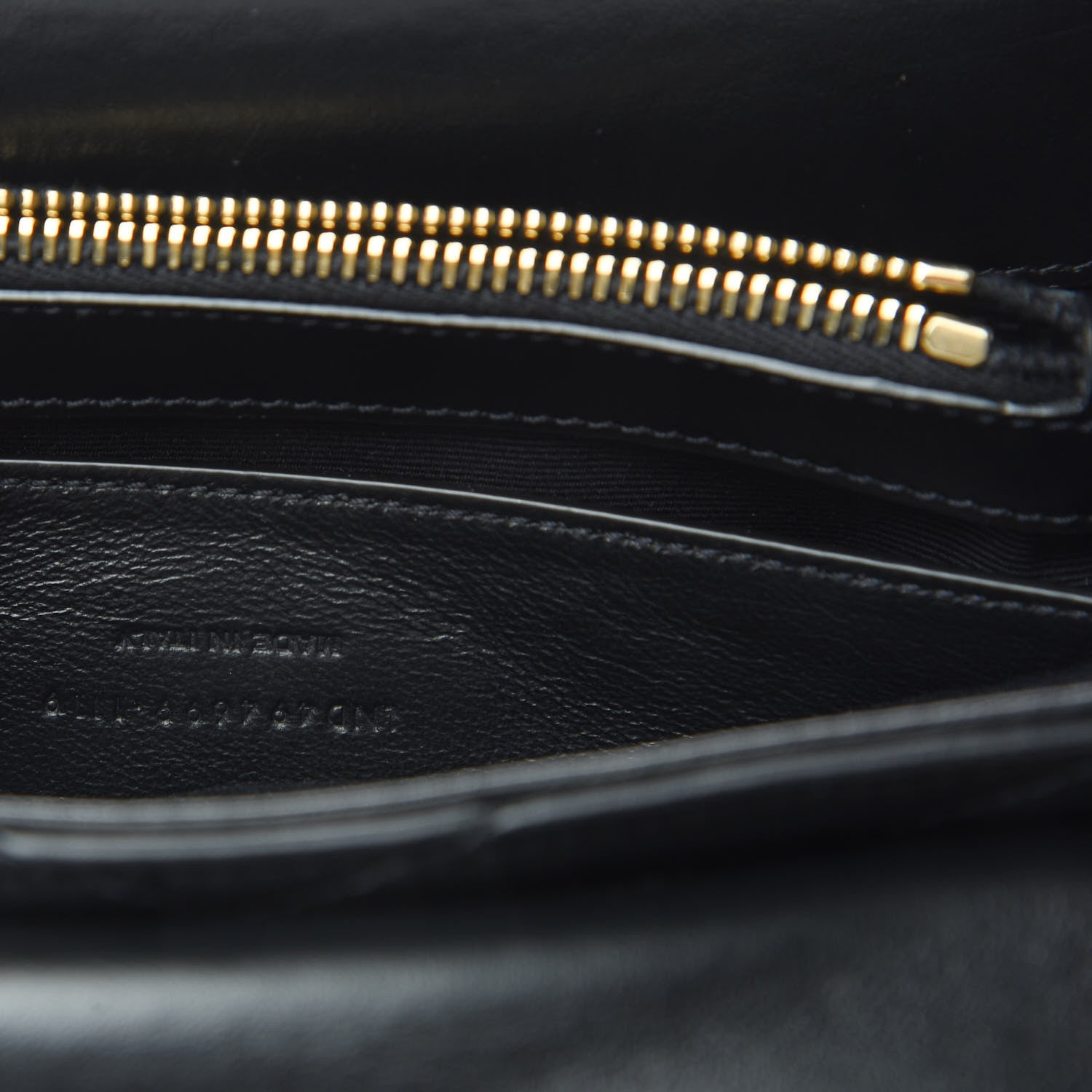 Saint Laurent Calfskin Y Quilted Monogram Small Loulou Chain Satchel Black 10 of 10