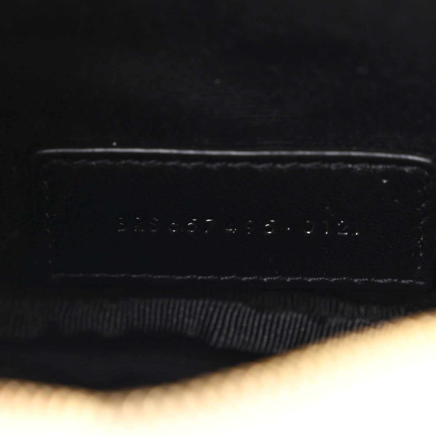 Grain De Poudre Matelasse Monogram Baby Lou Camera Bag Crema Soft