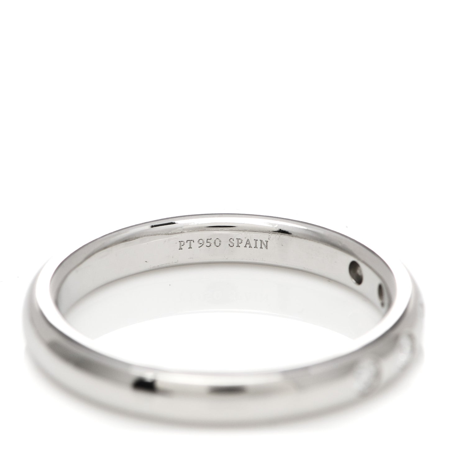 Platinum Diamond Elsa Peretti Stacking Band Ring 50 5.5