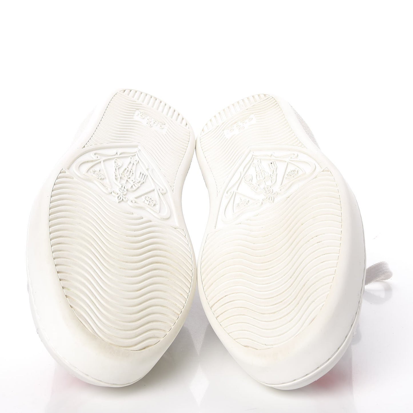 Calfskin Ayers Web Star Embroidered Ace Sneakers 41 White Multi