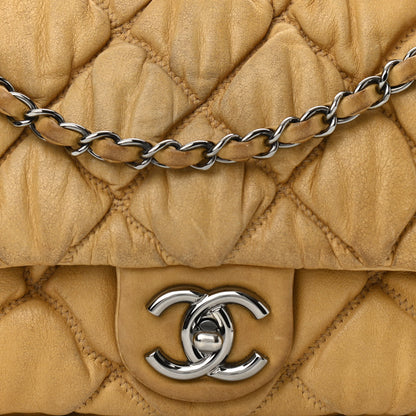 Chanel Calfskin Quilted Medium Bubble Quilt Flap Bag Beige 8 of 11